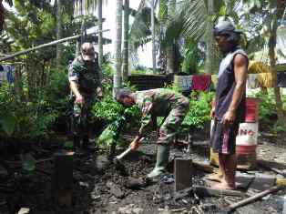 Program Kodim 0314 Bantu Jaga Kesehatan Masyarakat